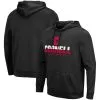 Colosseum Men's Black Cornell Big Red Lantern Pullover Hoodie