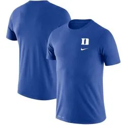 Nike Men's Royal Duke Blue Devils Logo Stack Legend Performance T-Shirt