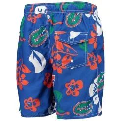 Wes & Willy Youth Royal Florida Gators Floral Volley Swim Trunks -Cornell Big Red Shop DSCO1142446644 1350 ALT3