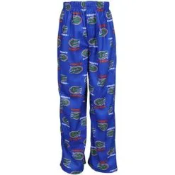 Genuine Stuff Florida Gators Youth Royal Blue Team Logo Flannel Pajama Pants