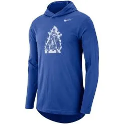 Nike Men's Royal Duke Blue Devils Performance Long Sleeve Hoodie Tri-Blend T-Shirt -Cornell Big Red Shop DSCO1145452056 1350 ALT2
