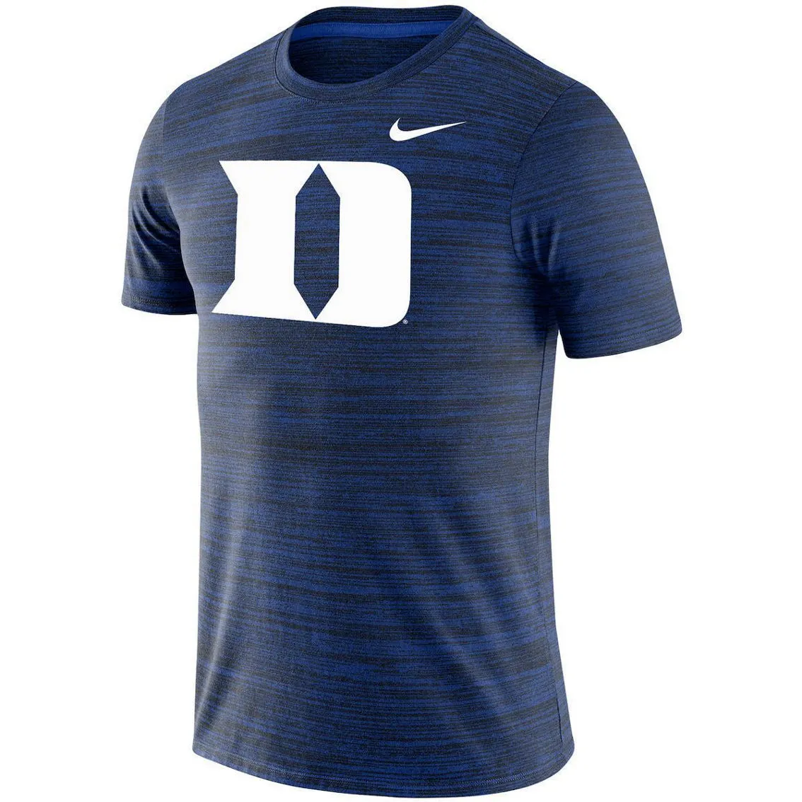 Nike Men's Royal Duke Blue Devils Big & Tall Velocity Space-Dye Performance T-Shirt 3 Nike Men's Royal Duke Blue Devils Big & Tall Velocity Space-Dye Performance T-Shirt - Image 3