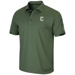 Colosseum Men's Olive Cornell Big Red OHT Military Appreciation Echo Polo -Cornell Big Red Shop DSCO1146287139 LZAT ALT2