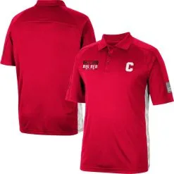 Colosseum Men's Red Cornell Big Red OHT Military Appreciation Snow Camo Polo