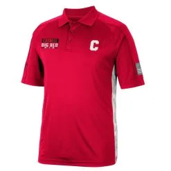 Colosseum Men's Red Cornell Big Red OHT Military Appreciation Snow Camo Polo -Cornell Big Red Shop DSCO1146287303 2910 ALT2