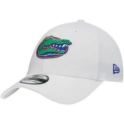 New Era Men's White Florida Gators Campus Preferred 39THIRTY Flex Hat