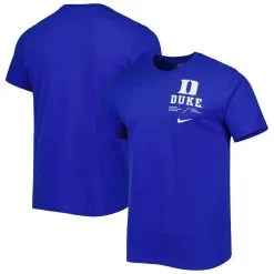 Nike Men's Royal Duke Blue Devils Team Practice Performance T-Shirt