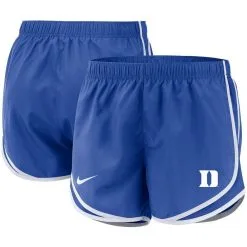 Nike Women's Royal Duke Blue Devils Team Tempo Performance Shorts