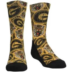 Rock Em Socks Youth Grambling Tigers Logo Sketch Crew Socks