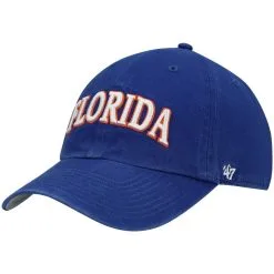 '47 Men's Royal Florida Gators Archie Script Clean Up Adjustable Hat