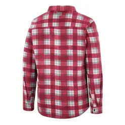 Colosseum Men's Red/White Cornell Big Red Ellis Plaid Full-Snap Shirt Jacket -Cornell Big Red Shop DSCO1151958066 2910 ALT3