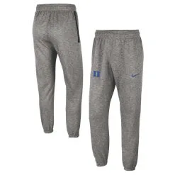 Nike Men's Heather Gray Duke Blue Devils Team Logo Spotlight Performance Pants