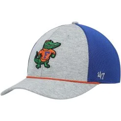 '47 Men's Gray/Royal Florida Gators Harbinger Trophy Flex Hat