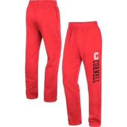 Colosseum Men's Red Cornell Big Red Wordmark Pants