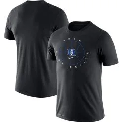 Men's Nike Black Duke Blue Devils Basketball Icon Legend Performance T-Shirt