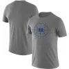 Nike Men's Heathered Gray Duke Blue Devils Basketball Icon Legend Performance T-Shirt