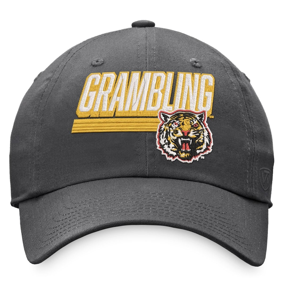 Top Of The World Men's Charcoal Grambling Tigers Slice Adjustable Hat 3 Top Of The World Men's Charcoal Grambling Tigers Slice Adjustable Hat - Image 3