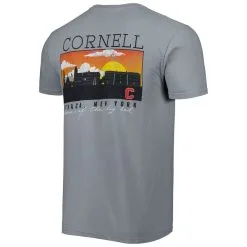 Image One Men's Gray Cornell Big Red Campus Scenery Comfort Color T-Shirt 7 Image One Men's Gray Cornell Big Red Campus Scenery Comfort Color T-Shirt -Cornell Big Red Shop DSCO1154672525 FJad ALT3