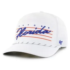 '47 Men's White Florida Gators Downburst Hitch Trucker Snapback Hat