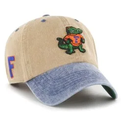 '47 Men's Khaki Florida Gators Vintage Eldin Clean Up Adjustable Hat